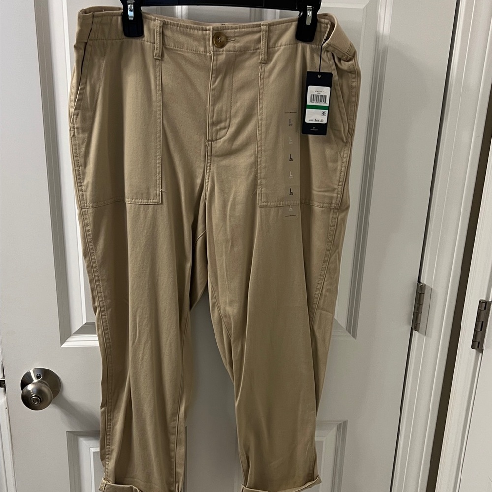 Tommy Hilfiger Women's Tan Cargo Pants